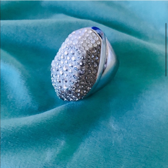 Swarovski Kinasha Crystal and Silver Ring - Picture 2 of 6